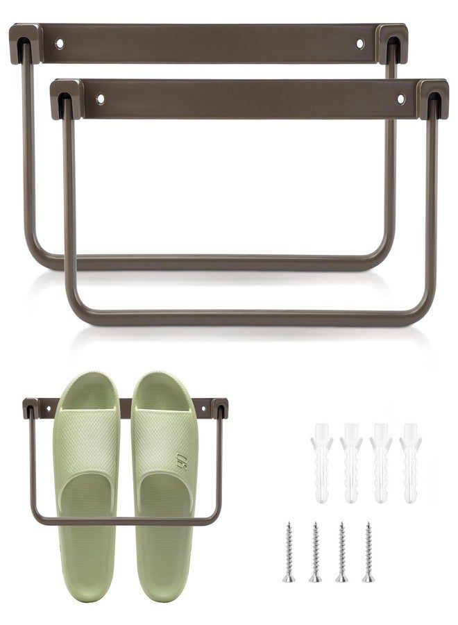 Ranjaner 2 Pack Foldable RV Shoe Rack, Wall Mounted RV Shoe Storage Racks Shoe Wall Shelf with Screws, Aluminum Camper Shoe Organizer Shoes Holder RV Travel Trailer Accessories - Image 1