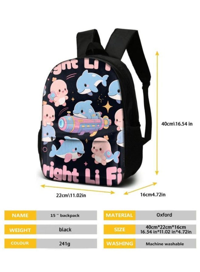 واضح من النار مجموعة من ثلاث قطع من حقائب الرسوم المتحركة، تتعامل بسهولة مع المناسبات المختلفة (الطلاب والأطفال ونزهات الأصدقاء وتسلق الجبال والدراسة وما إلى ذلك) | حقيبة ظهر + حقيبة محمولة باليد + حقيبة قرطاسية | هدايا الموسم المدرسي / العطلات - 47 - Image 5