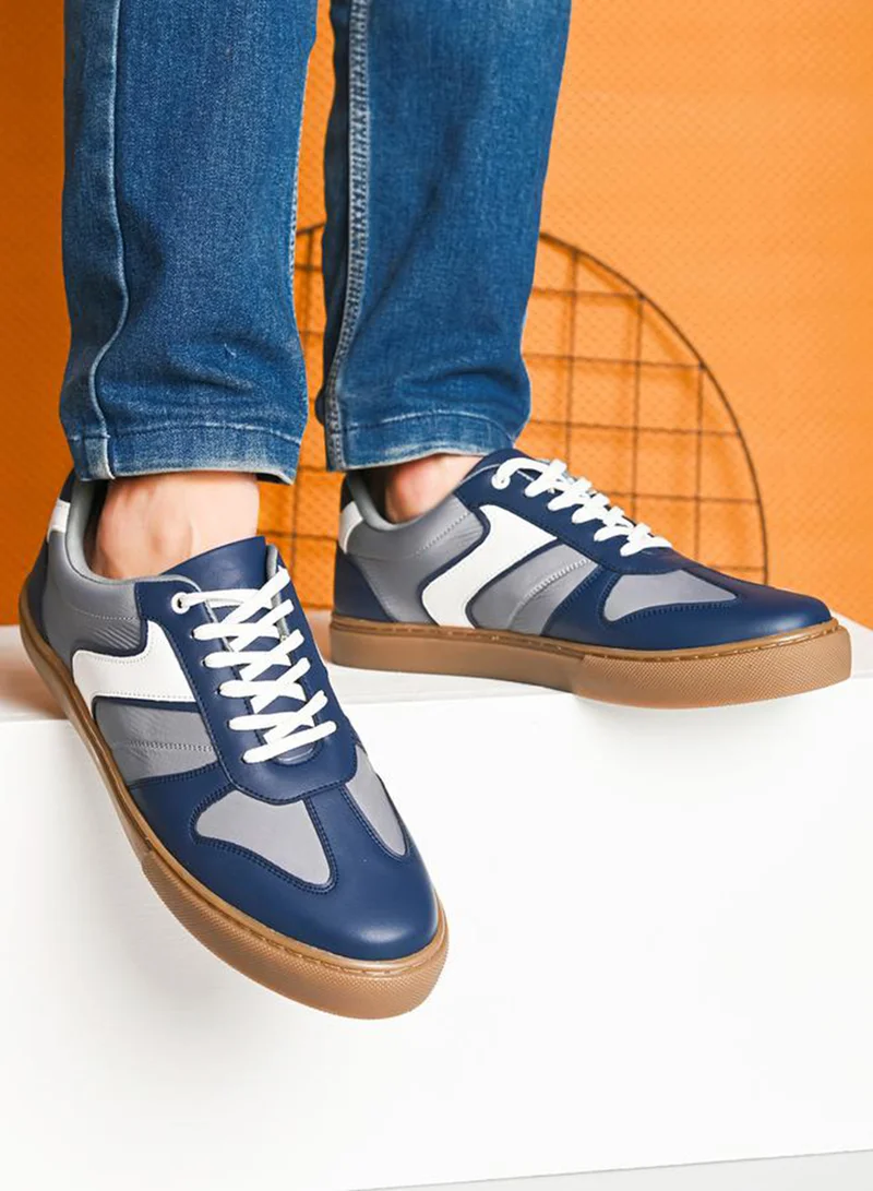 Styli Active Color Block Panelled Gum Sole Sneakers