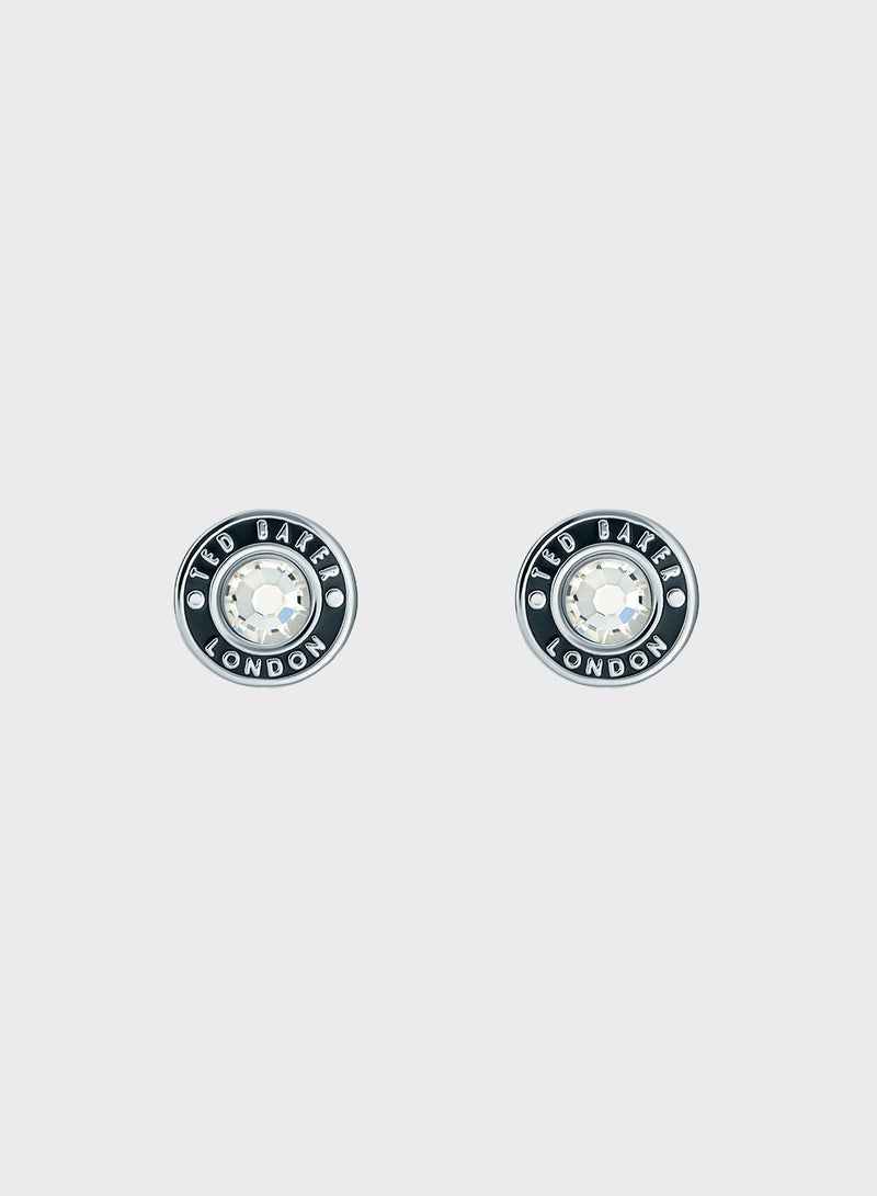 Ted Baker Button Detail Stud Earrings  - Image 1