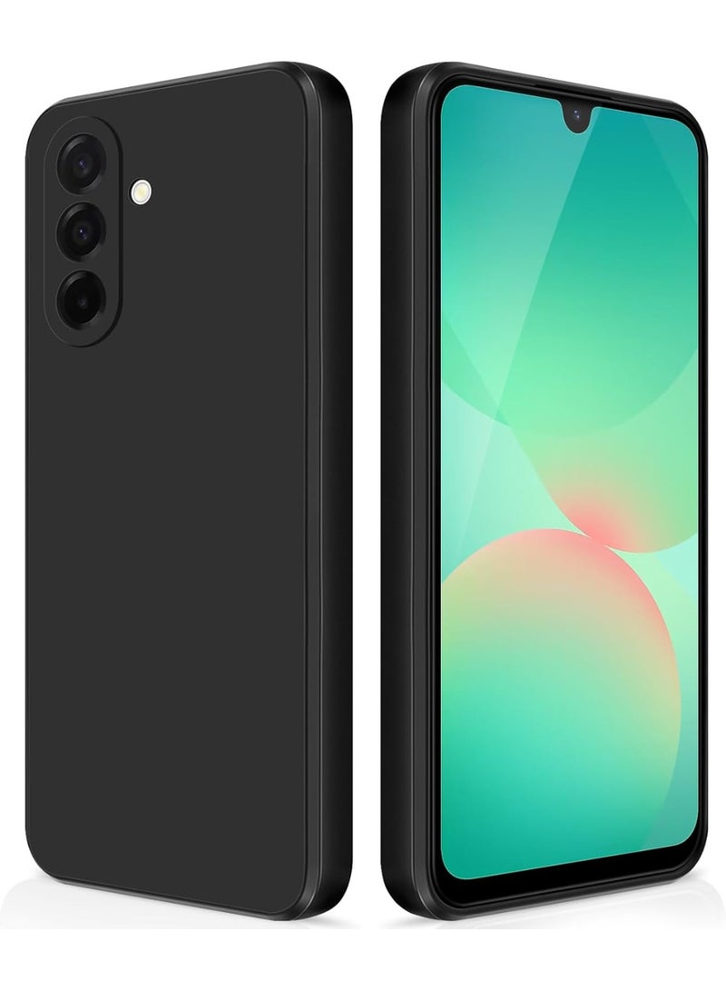 ACLIX Premium Liquid Silicone Case for Samsung Galaxy A56 5G 6.6 inch Slim Fit, Soft Touch with Microfiber Lining & Enhanced Camera Protection - Durable & Anti-Fingerprint | Black - Image 1