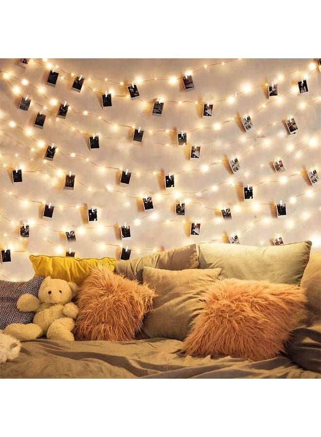 MODI 50M 480 LEDs Warm White, Outdoor String Lights, IP44 Waterproof Fairy Lights for Garden, Patio, Balcony, Wedding, Ramadan, Christmas & Home Decoration â€“ Cu+PC Durable Material - Image 5