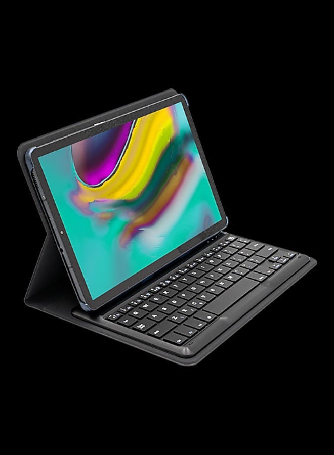 NIBEMINENT Protective Keyboard Case Cover For Samsung Galaxy Tab S6 Lite 10.4 Black  - Image 1