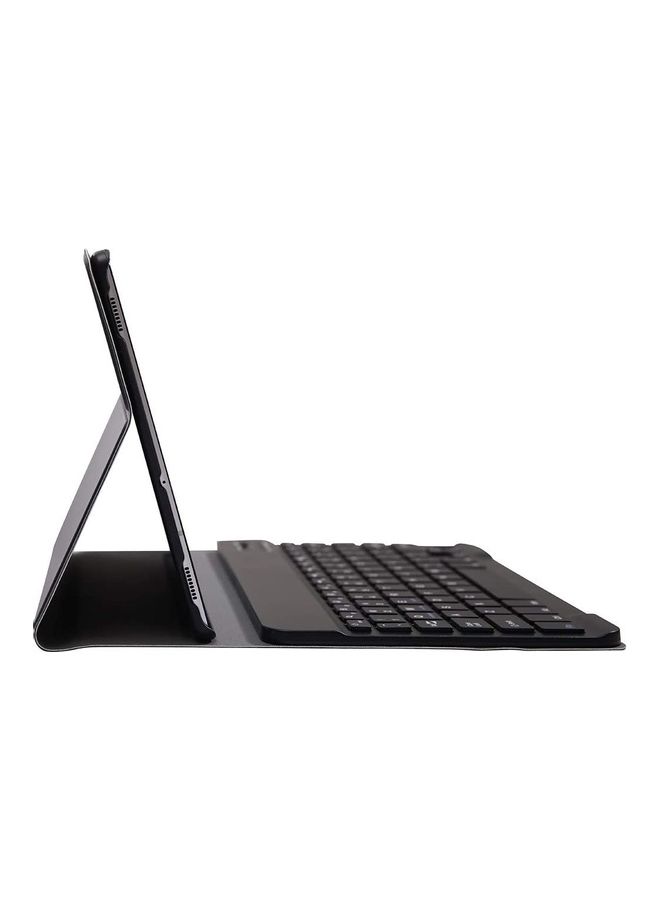 NIBEMINENT Protective Keyboard Case Cover For Samsung Galaxy Tab S6 Lite 10.4 Black  - Image 2