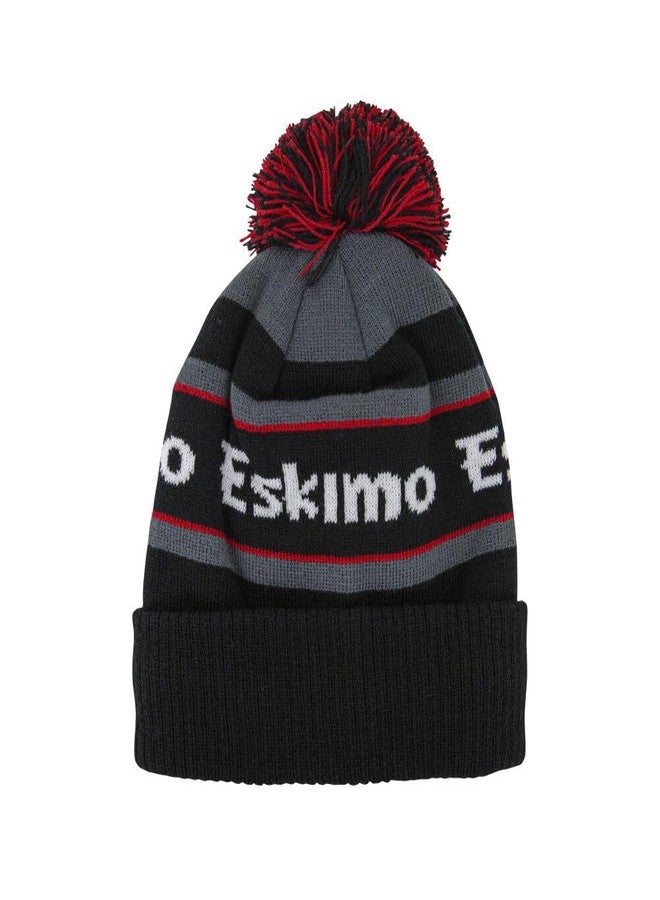 Eskimo Unisex Black Ice POM Hat, Black Ice, One Size - Image 1