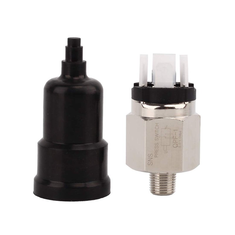 Sns 1/8 Inch NPT Male Thread Pneumatic Adjustable Diaphragm Type Pressure Switch Normally Open and Closed Integrated QPF-N1 - Image 1