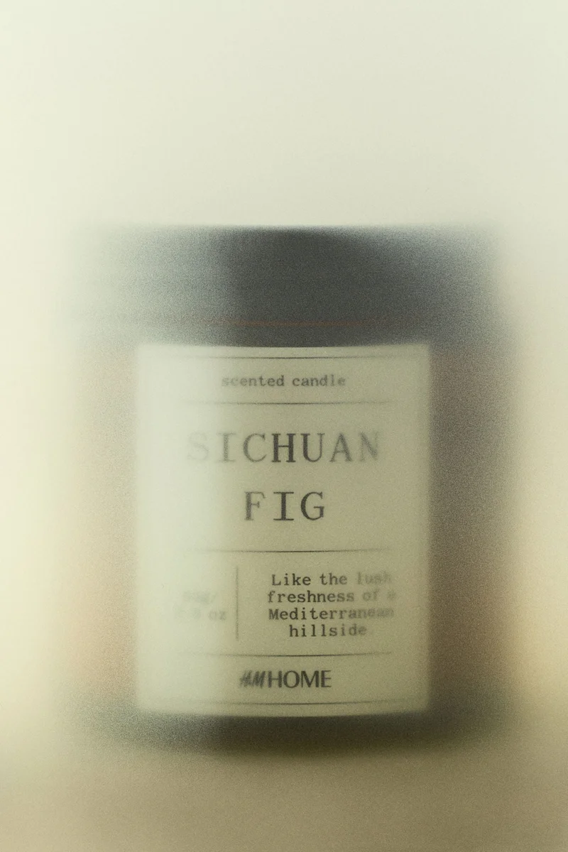 H&M Small scented candle in glass holder