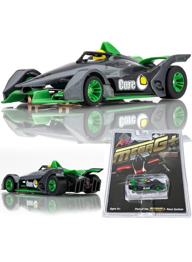 AFX 22064 Mega-G+ Formula N #3 Silver/Green HO Slot Car - Image 1