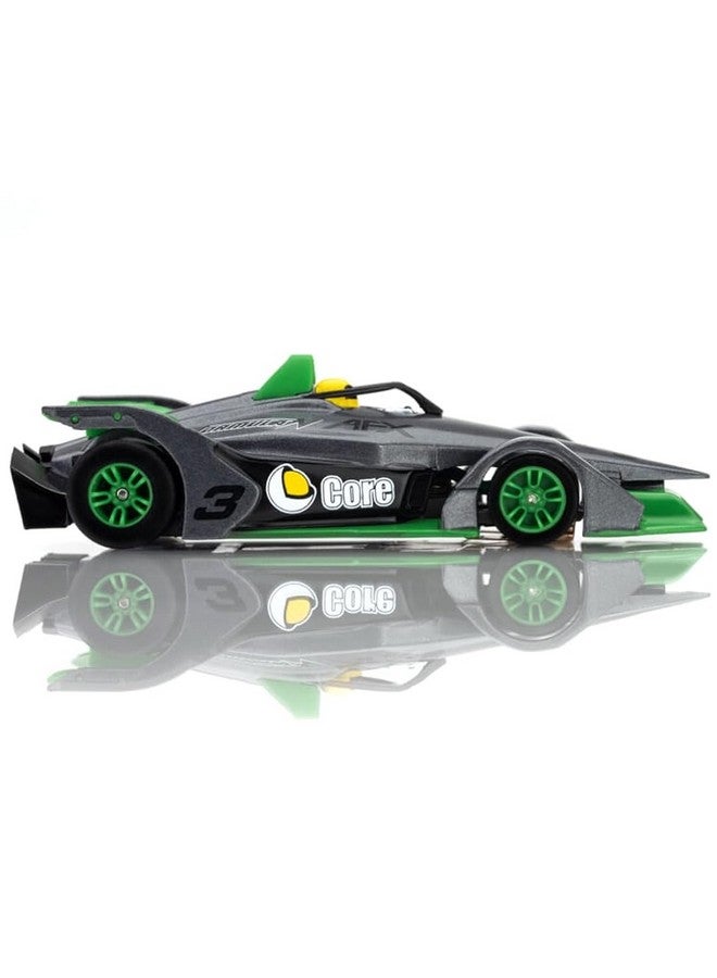 AFX 22064 Mega-G+ Formula N #3 Silver/Green HO Slot Car - Image 5