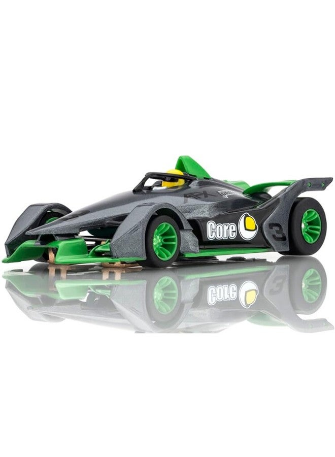 AFX 22064 Mega-G+ Formula N #3 Silver/Green HO Slot Car - Image 2