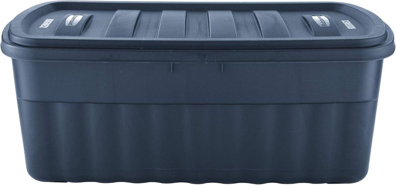 Rubbermaid صندوق تخزين رافرميد سعة 50 جالون روفنيك، حاوية تخزين بلاستيكية متينة وقابلة لإعادة الاستخدام - Image 2