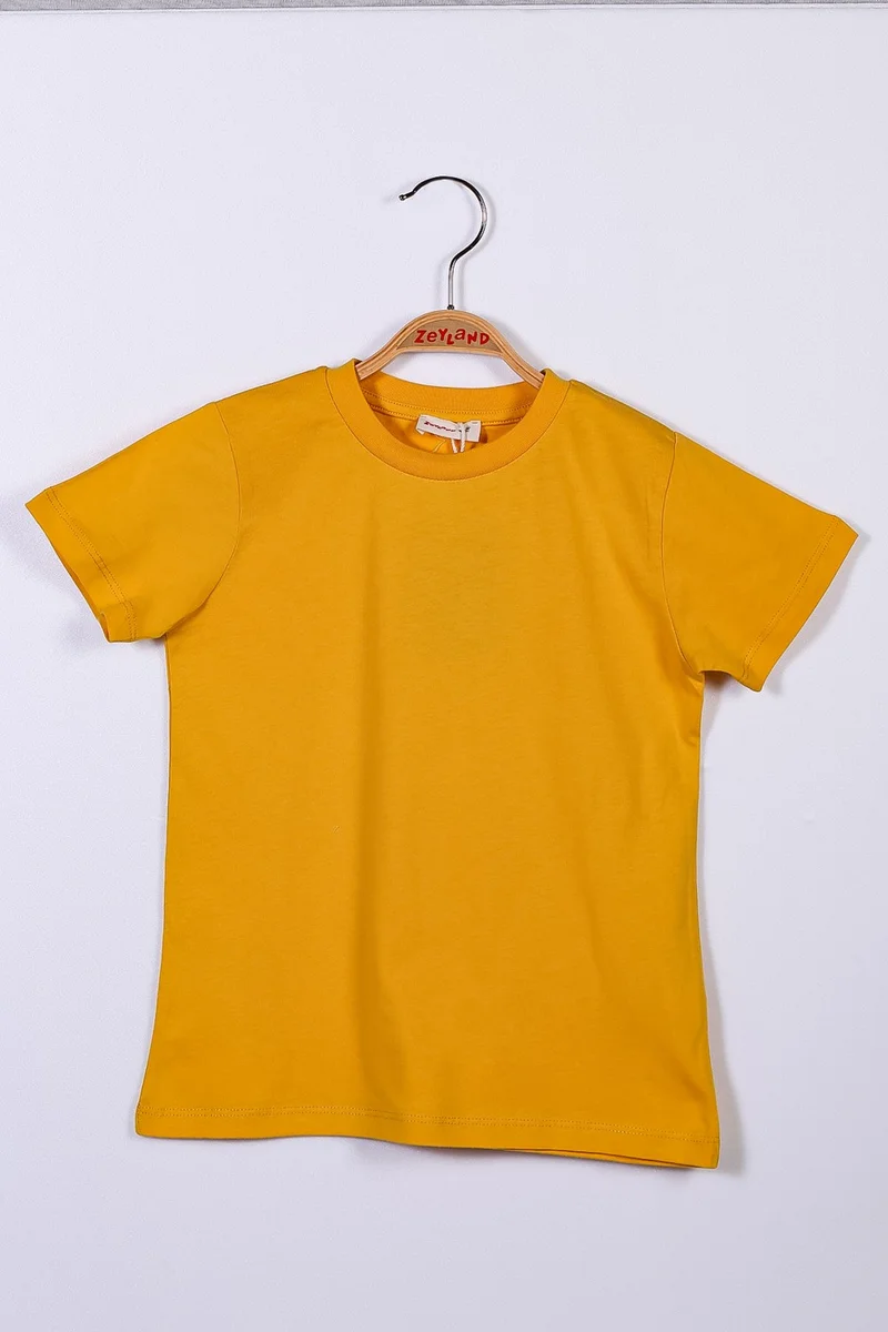 زيلاند Yellow Unisex Baby Basic T-Shirt (9MONTH-4YEARS)