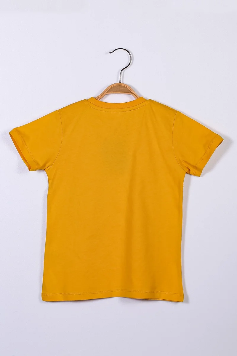 زيلاند Yellow Unisex Baby Basic T-Shirt (9MONTH-4YEARS)