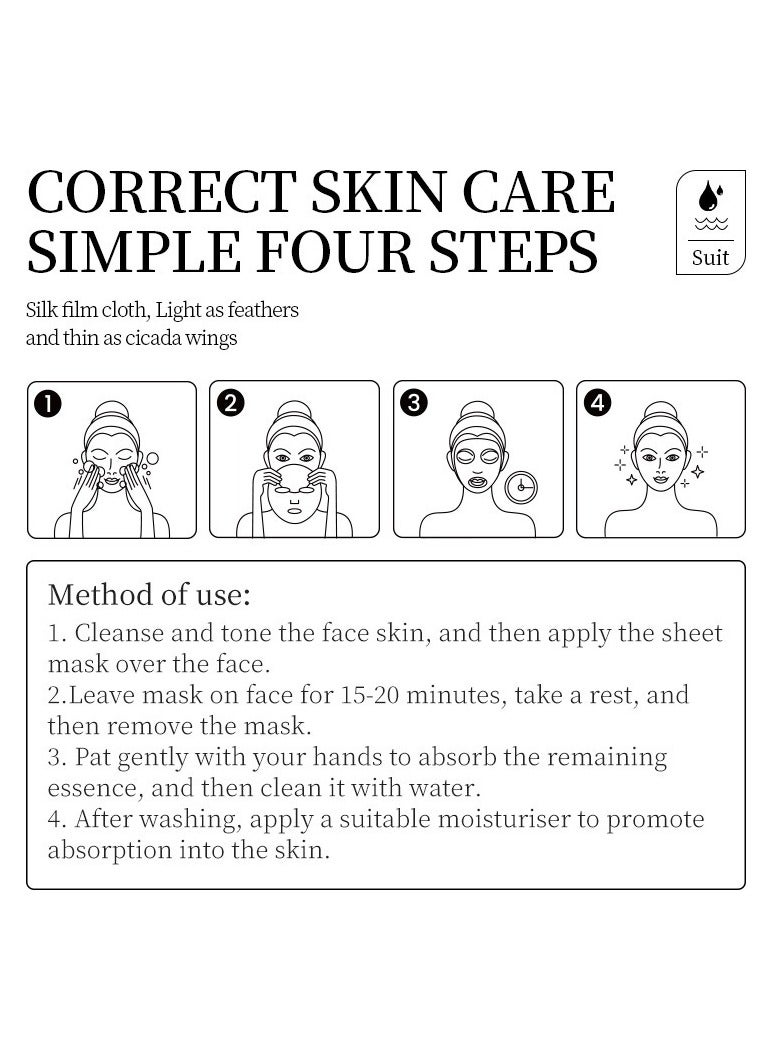 Kormesic 5pcs قناع ترطيب 25 مل-رطوبة عميقة - Image 3