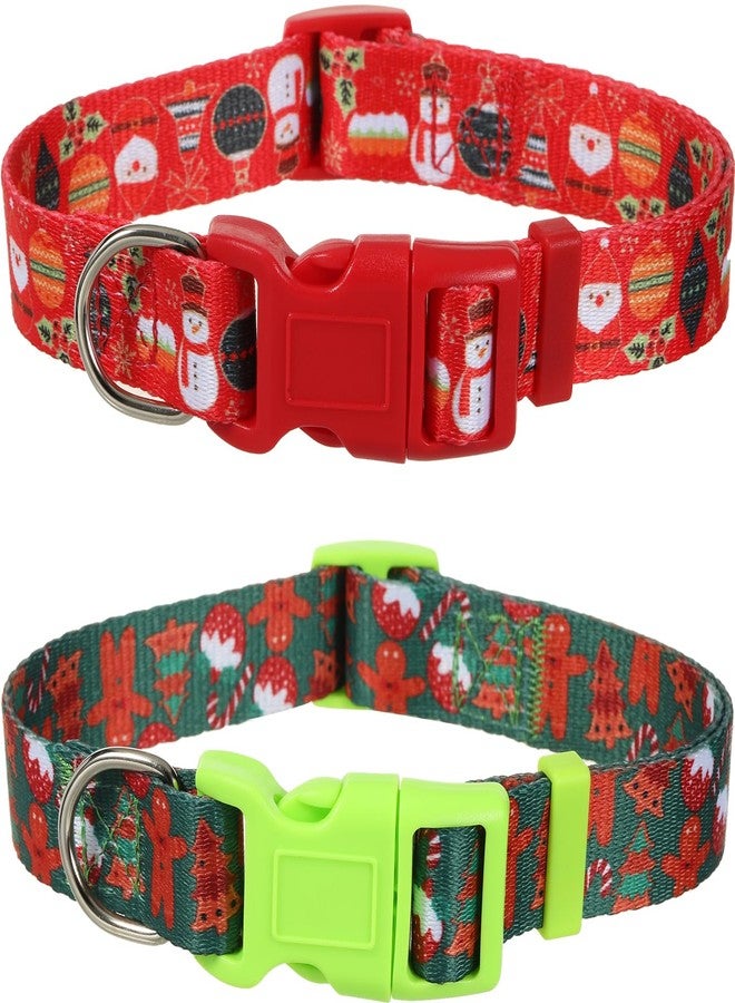 BoomBone Christmas Dog Collar for Large Dogs, Fall Dog Collar for Boy Girl Dogs, Cute Autumn Pumpkin Dog Collar - Image 1