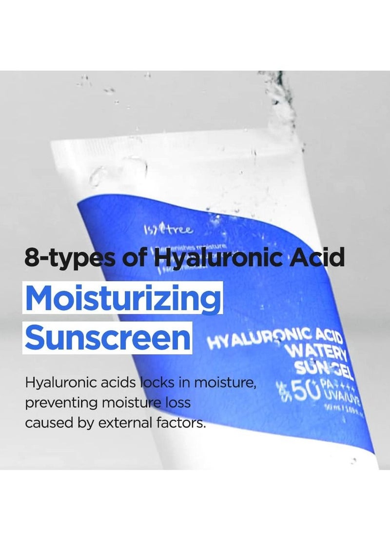 ISNTREE ISNTREE Hyaluronic Acid Watery Sun Gel 50ml  - Image 3