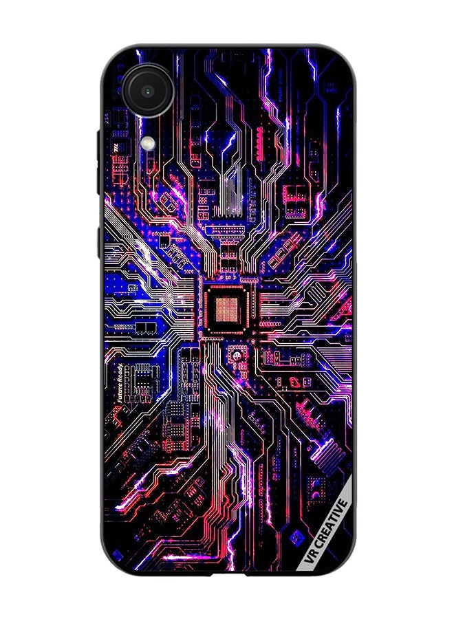 VR CREATIVE Protective Case Cover For Samsung Galaxy A03 Core Techno Color Design Multicolour - Image 1