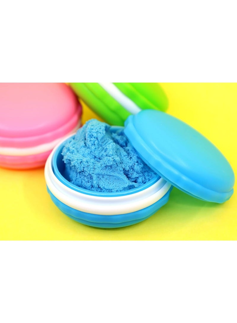 Slimy Mix Your Own Macaron Slimy 3 Colours Assorted 50g Blistercard | Mix-Ins, Non-Toxic Gluten-Free Safe, Play and Collect - Image 4