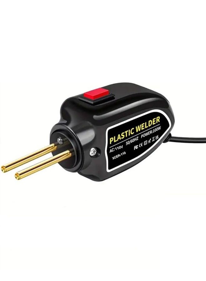 general 100W Mini Plastic Welding Machine, Car Bumper Repair Kit, 200pcs, 4 types of flat/wave/outer corner heat clips for repairing cracks - Image 1