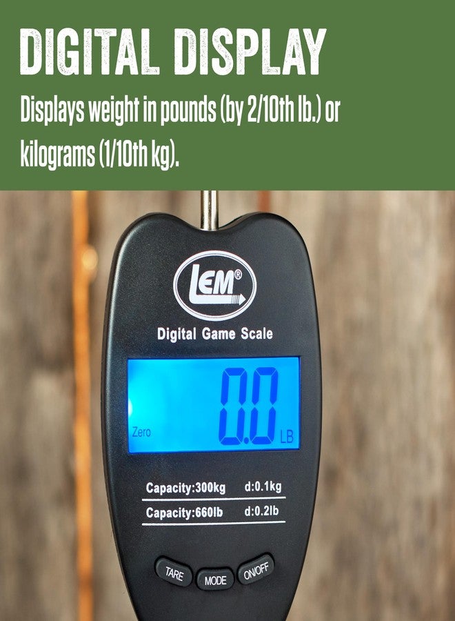 LEM 660lb Digital Hanging Scale - Image 4