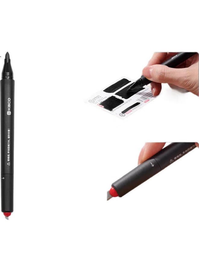 Kaco Express Pen Unboxing Artifact Logistics Oil-Based Marker Pen Signature Pen Marker Pen Office Supplies Single Pack - Image 3
