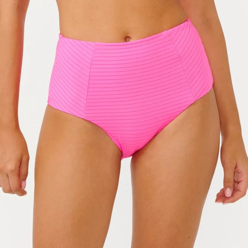 Rip Curl Premium Surf High Waist Good Coverage Bikini Bottoms