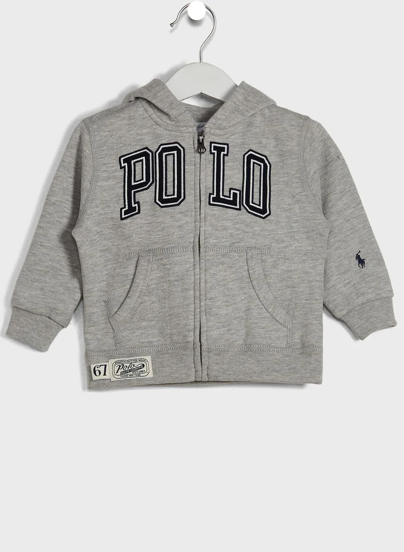 POLO RALPH LAUREN Infant Logo Zip Through Hoodie
