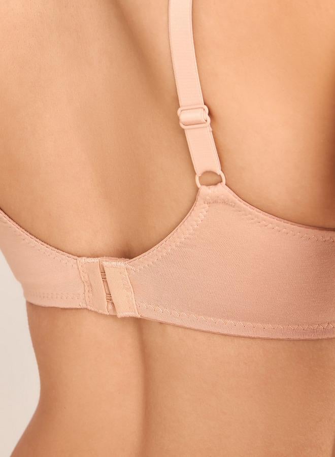 Splash FAV Lace Detail Demi Bra with Hook and Eye Closure - Image 3