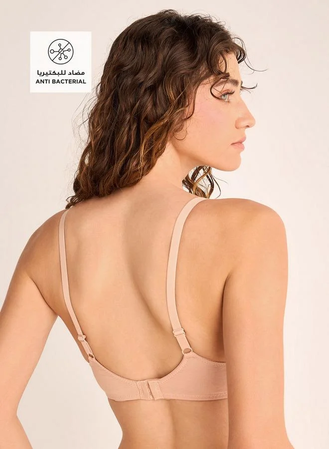 سبلاش فيڤ صدرية دانتيل بفتحة أمامية وإغلاق بخطاف وعين