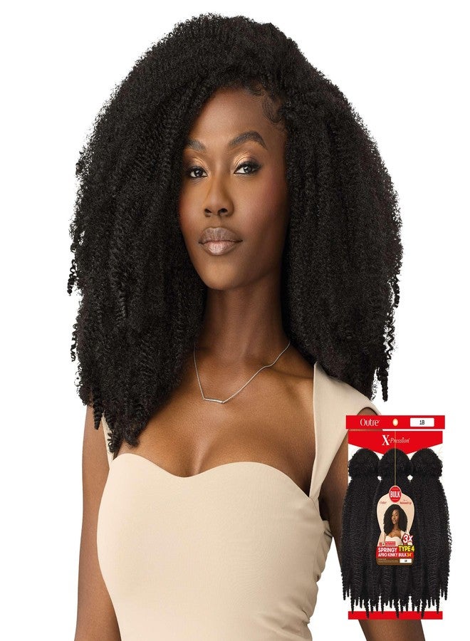 Outre X-Pression Twisted Up - Springy Type 4 Kinky Bulk 34" 3X (OFF BLACK 1B) - Image 1