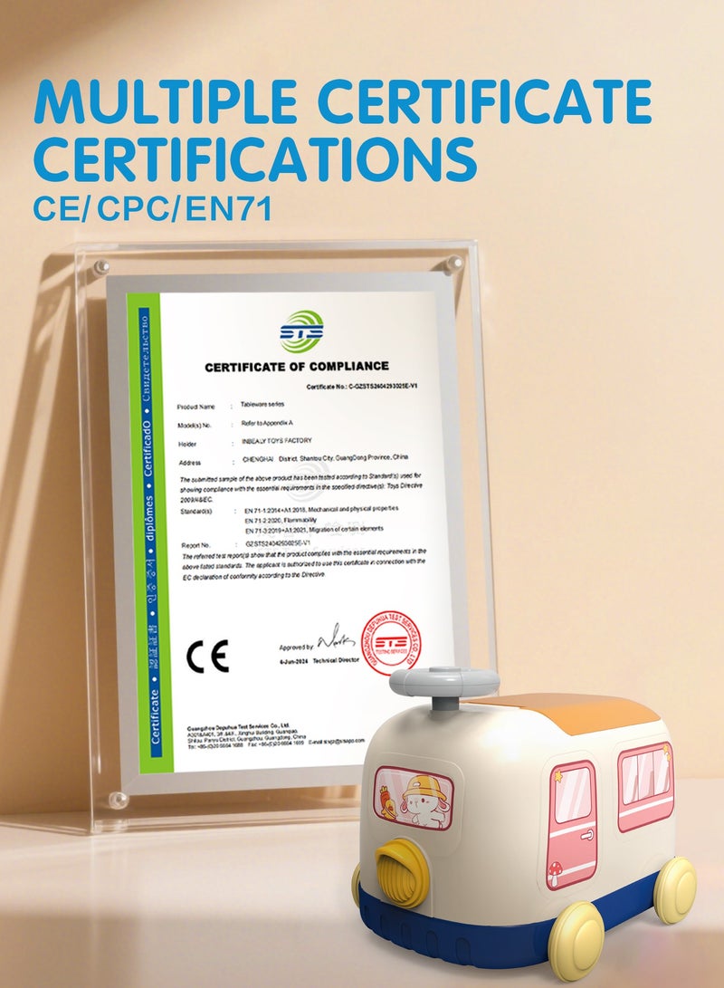 مجموعة أداة لللعب الافتراضي للاطفال من نوع 2 في 1 وسيارة للمرور، مجموعة أدوات للاطفال، مجموعة أدوات، للبنين والبنات من العمر 2 إلى 3 سنوات، تصميم صندوق تخزين محمول، أدوات لعب تعليمية (الأزرق) - Image 5