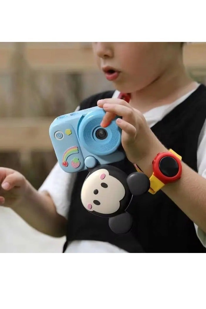 Children Mini Camera, High Definition Baby Toy Camera, Lightweight And Durable Cartoon Digital Camera, Portable Camera Toy For Boys And Girls, (1pc, Light Pink) - Image 3