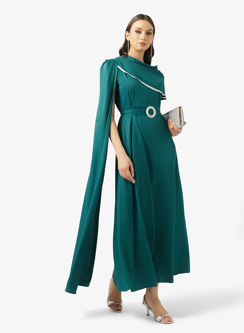Khizana  A-line Dress With Trail for Women | Best Price UAE