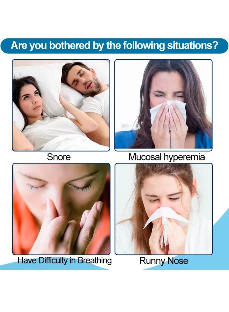 Sumifun 6 Pcs Nasal Strips Nose Strips for Breathing Nasal Congestion Breathe Better Nasal Congestion Relief Stops Snoring Anti Snoring Patch Breathing Plaster Patch Sleep Nose Patch - Image 2