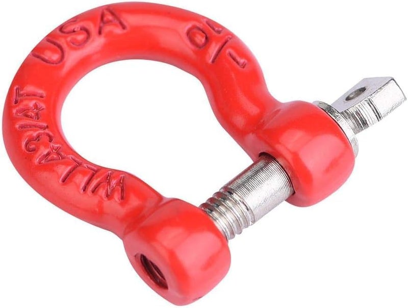 Dilwe RC Car Trailer Buckle, 8 Pcs Metal Tow Shackle Lock Catch for RC Climbing Crawler Car Accessory Parts Car Model Accessory - Image 2
