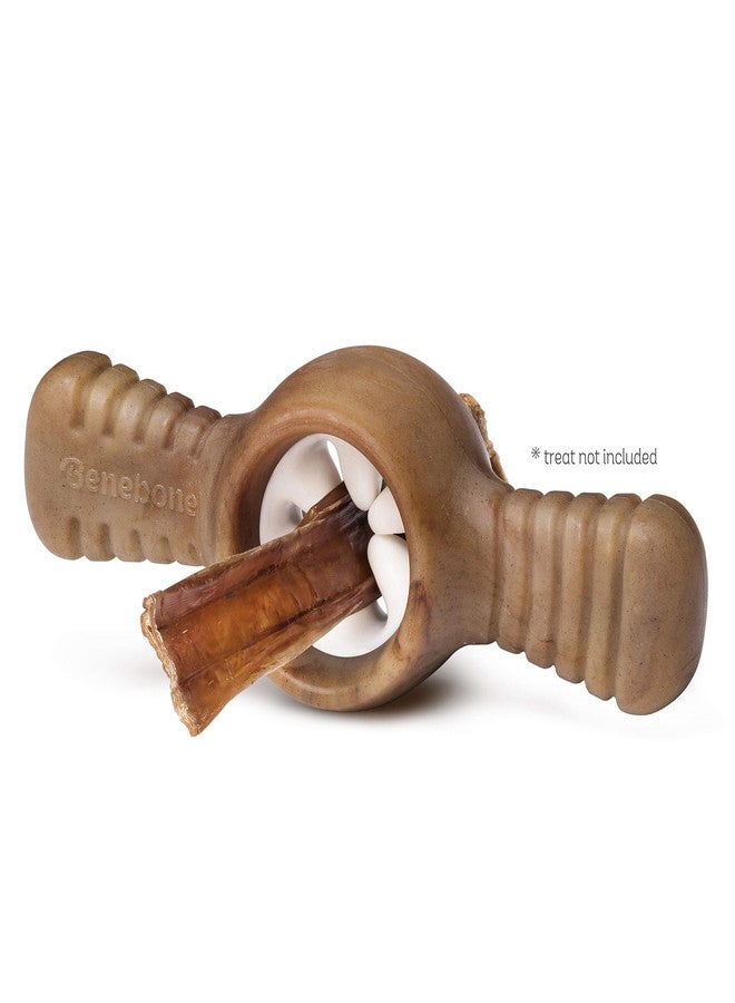 Benebone Pawplexer Interactive Treat Dispensing Tough Dog Puzzle Chew Toy, Made in USA, Small, Real Bacon Flavor - Image 1