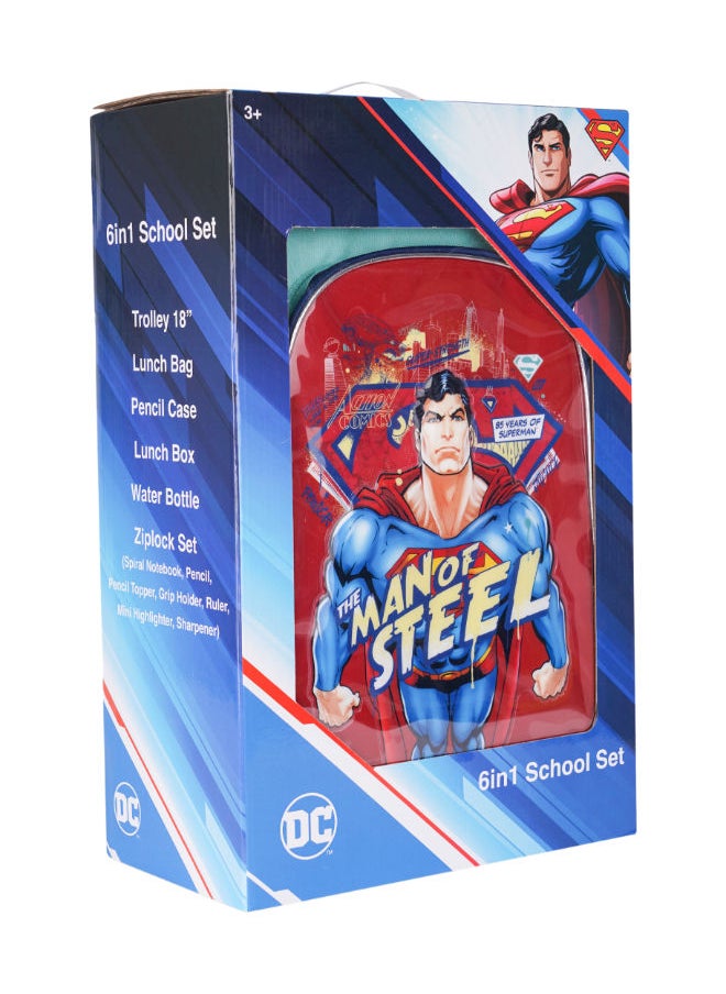 Trucare - Warner Bros' Superman Man Of Steel 6In1 Trolley Box Set 18 - Image 1