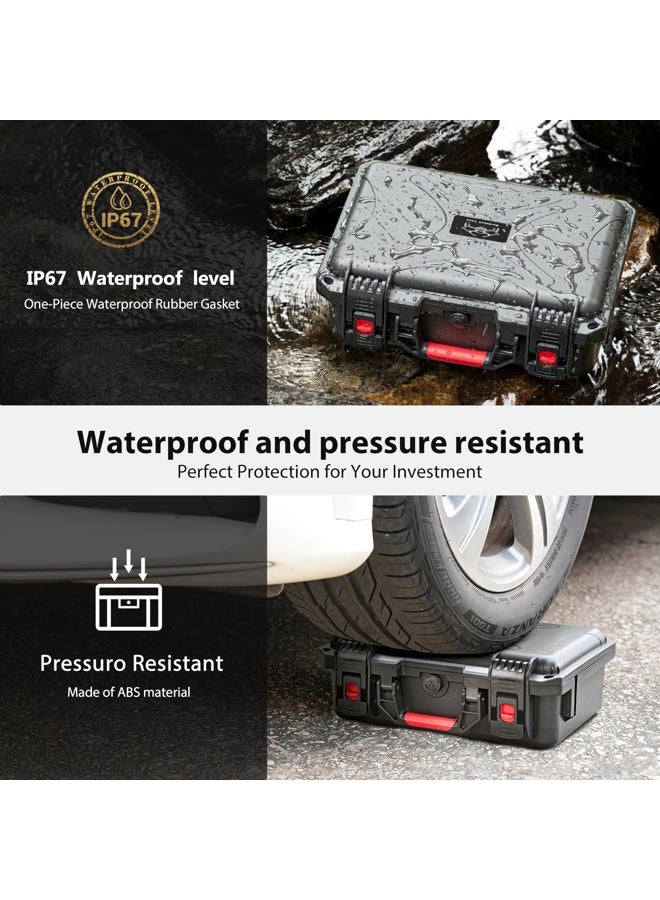 STARTRC Dual Layer Hard Case for DJI Mini 4 Pro, Waterproof Pressure Resistant Carrying Case for DJI Mini 4 Pro Accessories - Fits for DJI RC 2/RC-N2 - Image 4