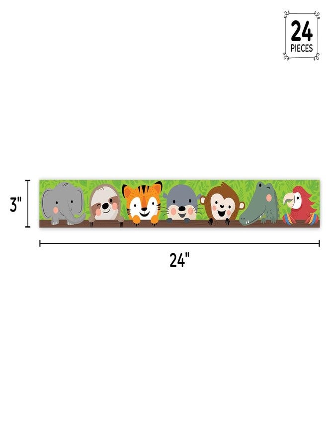 Creative Teaching Press CTP Jungle Friends EZ Border, Bulletin Board Border Top Classroom Decorating Accents (Creative Teaching Press 10983) - Image 2