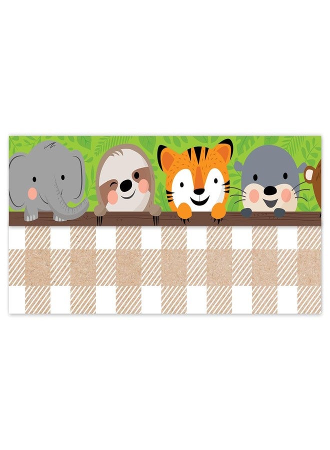Creative Teaching Press CTP Jungle Friends EZ Border, Bulletin Board Border Top Classroom Decorating Accents (Creative Teaching Press 10983) - Image 3