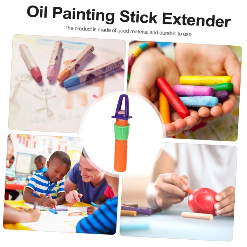 Oil Pastel Extender Pencil Tool Set Of 15 Pieces With Sharpener Cap For Oil Painting - Image 5