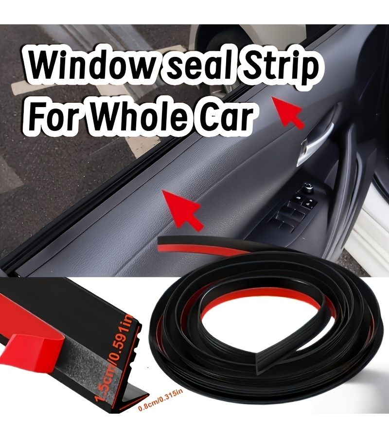 4M Car Door Weatherstrip With 3 Pry Tools Waterproof Dustproof Noise Reducing Seal For Sedan SUV Truck - Image 2