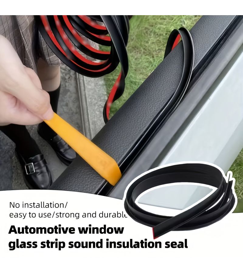 4M Car Door Weatherstrip With 3 Pry Tools Waterproof Dustproof Noise Reducing Seal For Sedan SUV Truck - Image 1