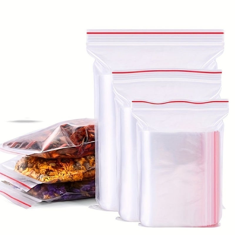 100pcs 3x5inch Clear Resealable Cellophane Zip Lock Bags - Image 5