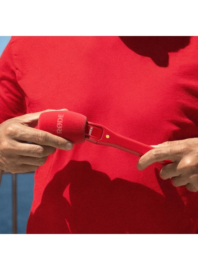 رود RODE Interview Micro Red  Miniature Interview Microphone (Red) INTERVIEWMICRORED red - Image 4