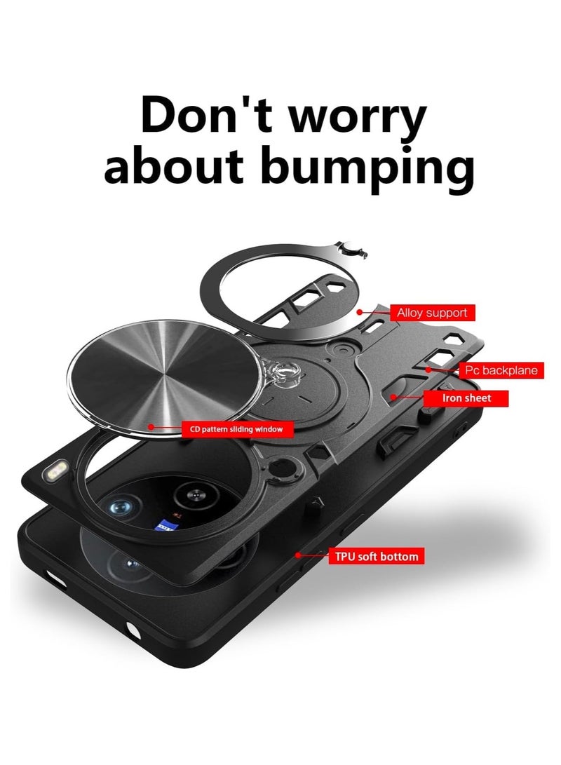 Compatible with VIVO X200 Pro Case.with Slide Camera Lens Cover Compatible with VIVO X200 Pro Case - Image 2