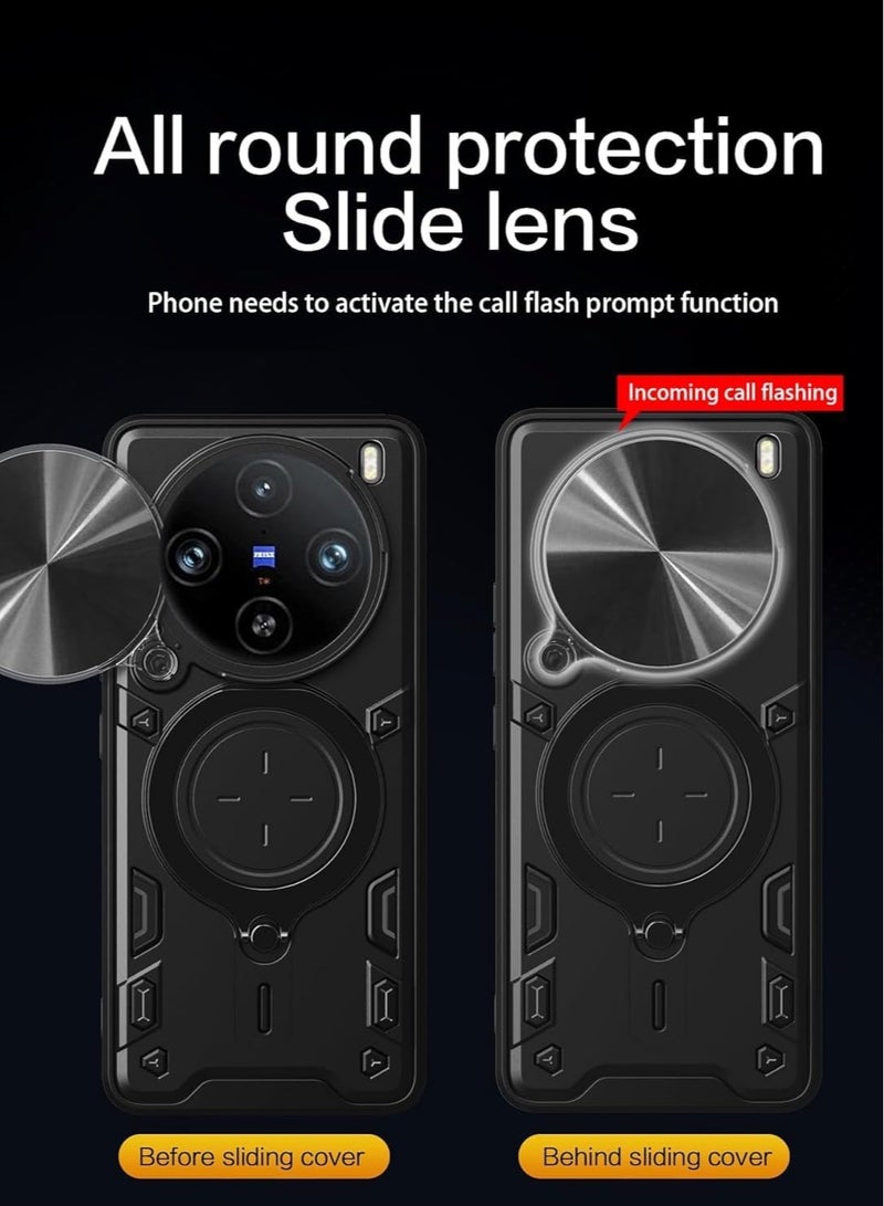 Compatible with VIVO X200 Pro Case.with Slide Camera Lens Cover Compatible with VIVO X200 Pro Case - Image 3