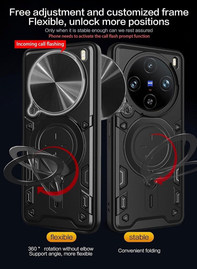 Compatible with VIVO X200 Pro Case.with Slide Camera Lens Cover Compatible with VIVO X200 Pro Case - Image 4