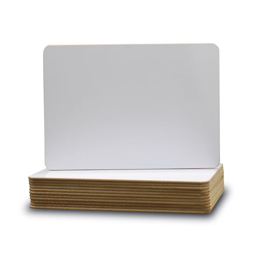 Flipside Products 5" x 7" Two-Sided Dry Erase White Boards, Classroom Pack, Double Sided Lapboard for Class, Reusable for Group Participation - 12 Pack - Image 1