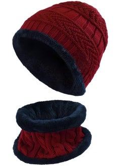 SARAOONT 2 Pcs Kids Winter Hat and Scarf Set Ages 3 to13 Warm Knit Beanie with Plush Lining for Boys and Girls  - Image 4